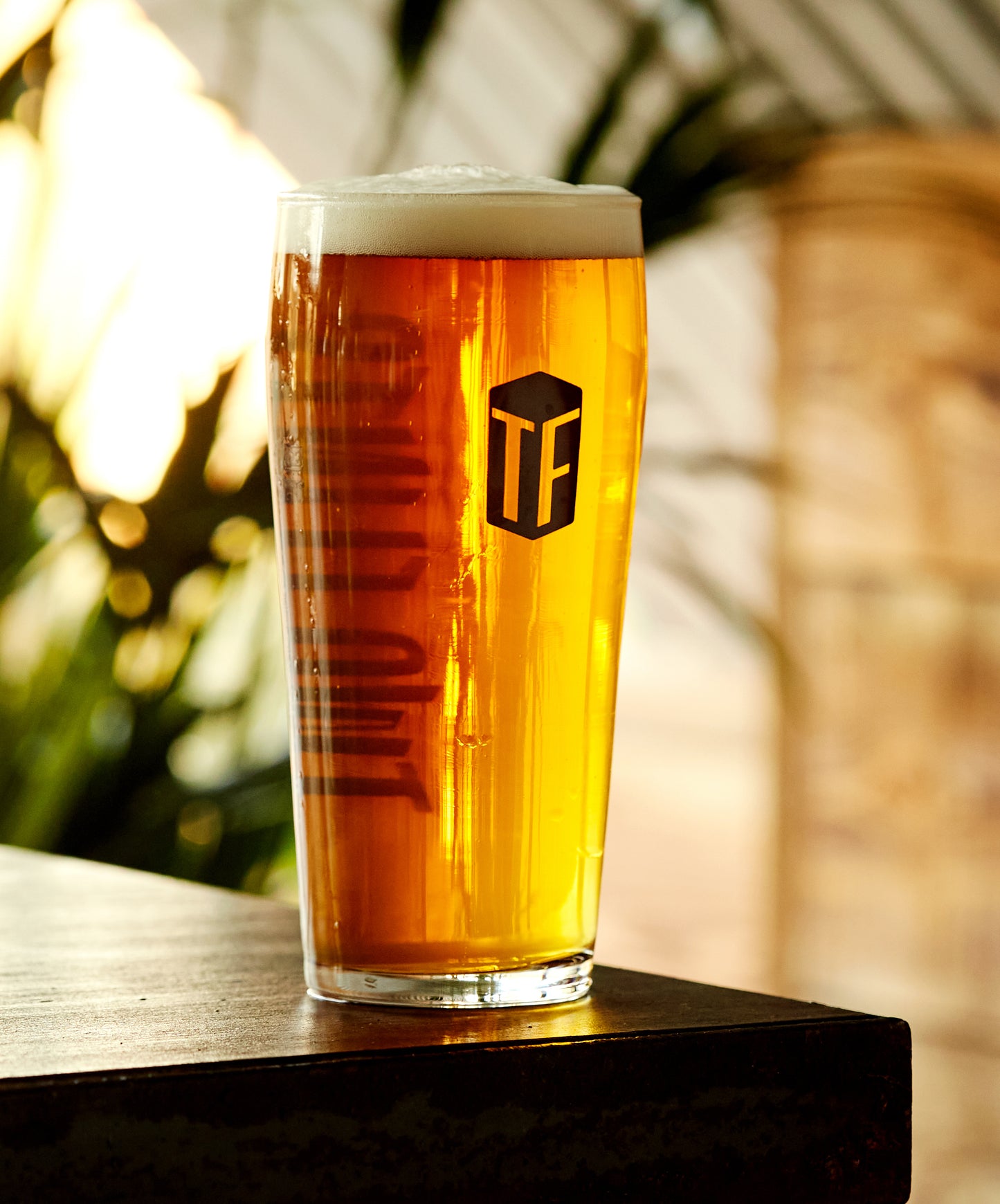 Two Flints Pint Glass